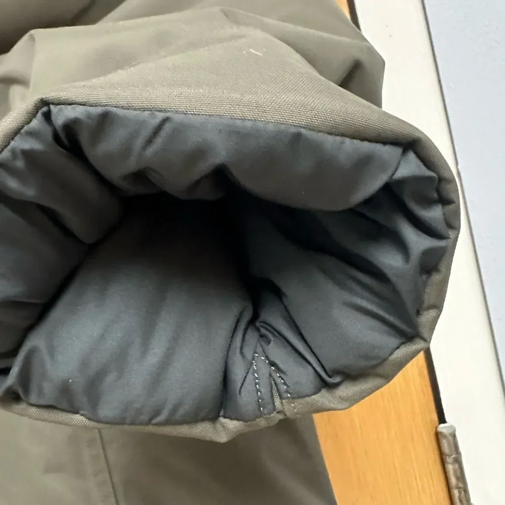 The North Face 3XL 550 Hyvent Goose Down Parka Jacket Olive Camo Green